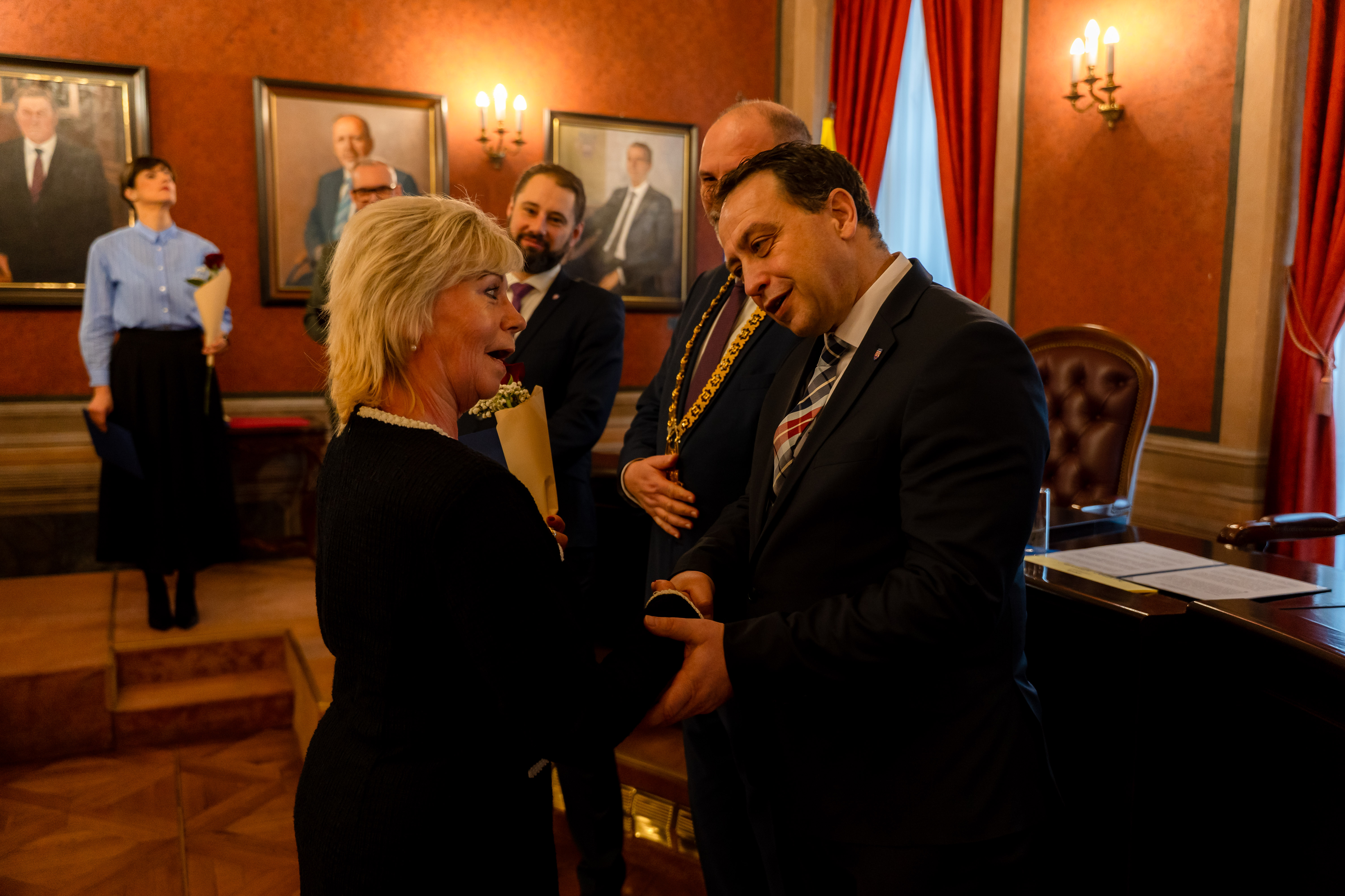 Novorocne prijatie jubilantov Magistratu mesta Kosice-69